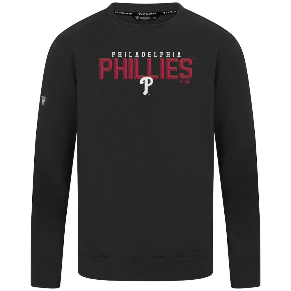 MLB Philadelphia Phillies Levelwear Mandate Carve Tri-Blend Sweatshirt