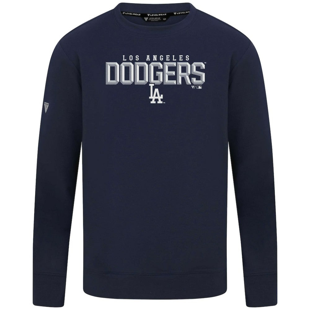 MLB Los Angeles Dodgers Levelwear Mandate Carve Tri-Blend Sweatshirt