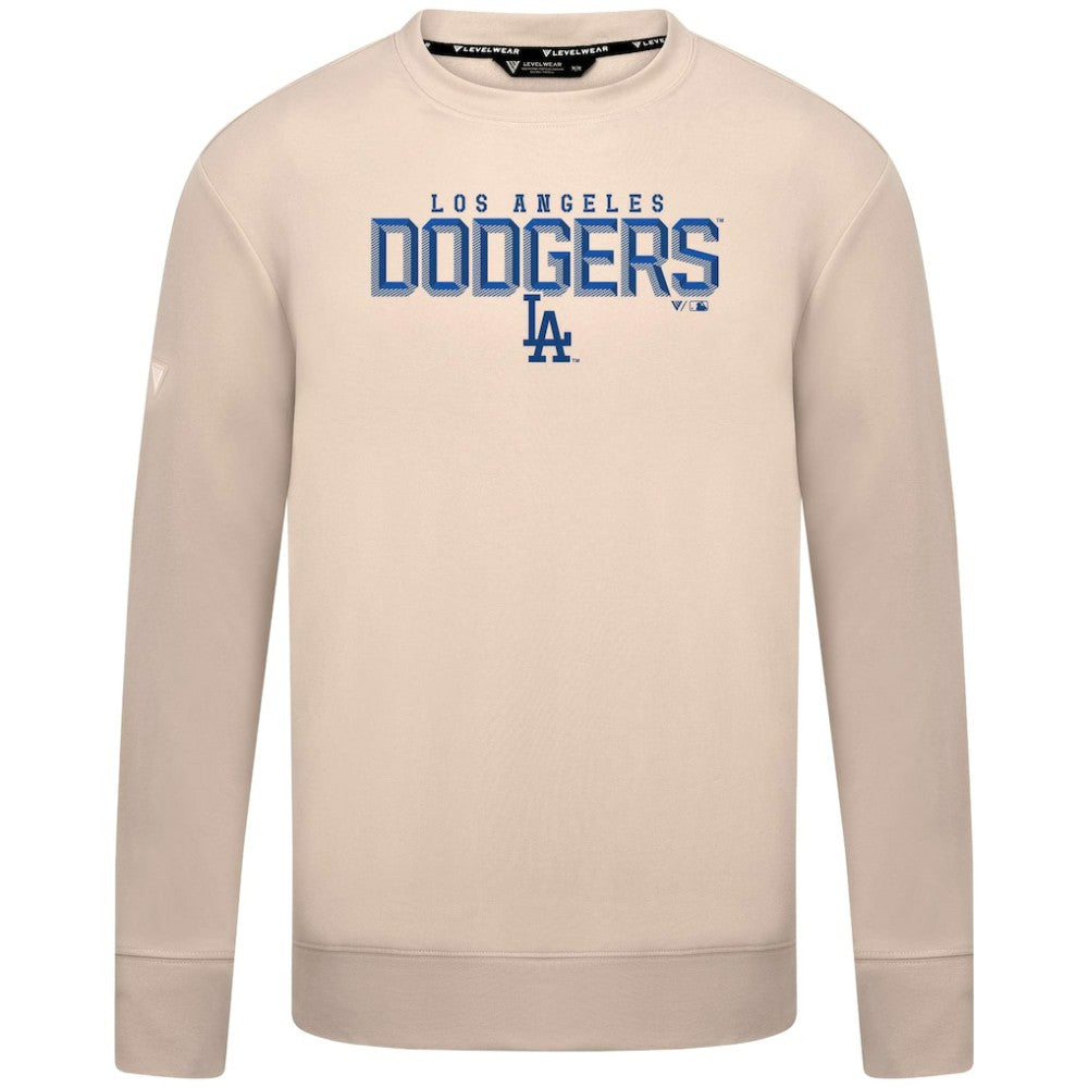 MLB Los Angeles Dodgers Levelwear Mandate Carve Tri-Blend Sweatshirt
