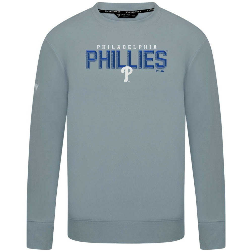 MLB Philadelphia Phillies Levelwear Mandate Carve Tri-Blend Sweatshirt