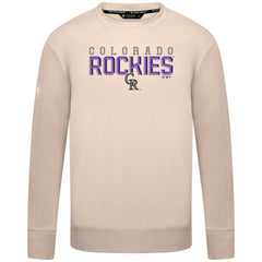 MLB Colorado Rockies Levelwear Mandate Carve Tri-Blend Sweatshirt