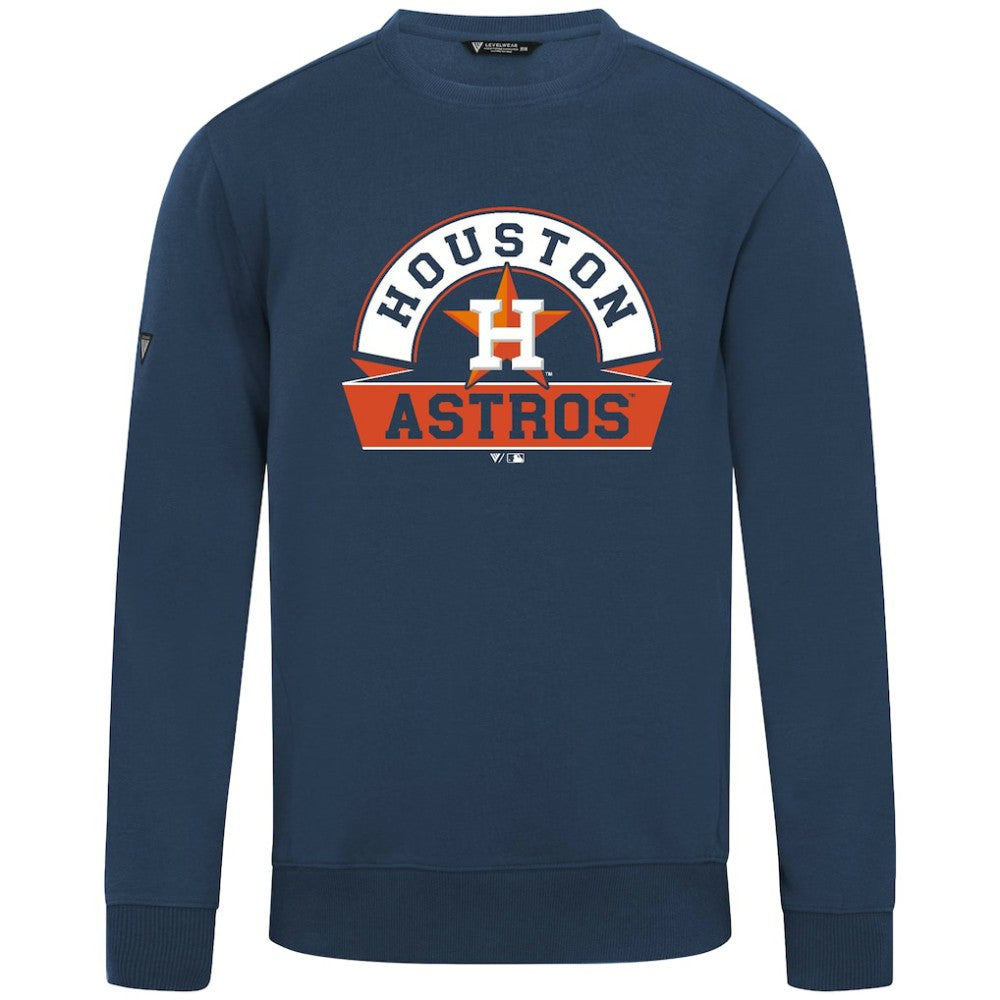 MLB Houston Astros Levelwear Zane Banner Arch Sweatshirt