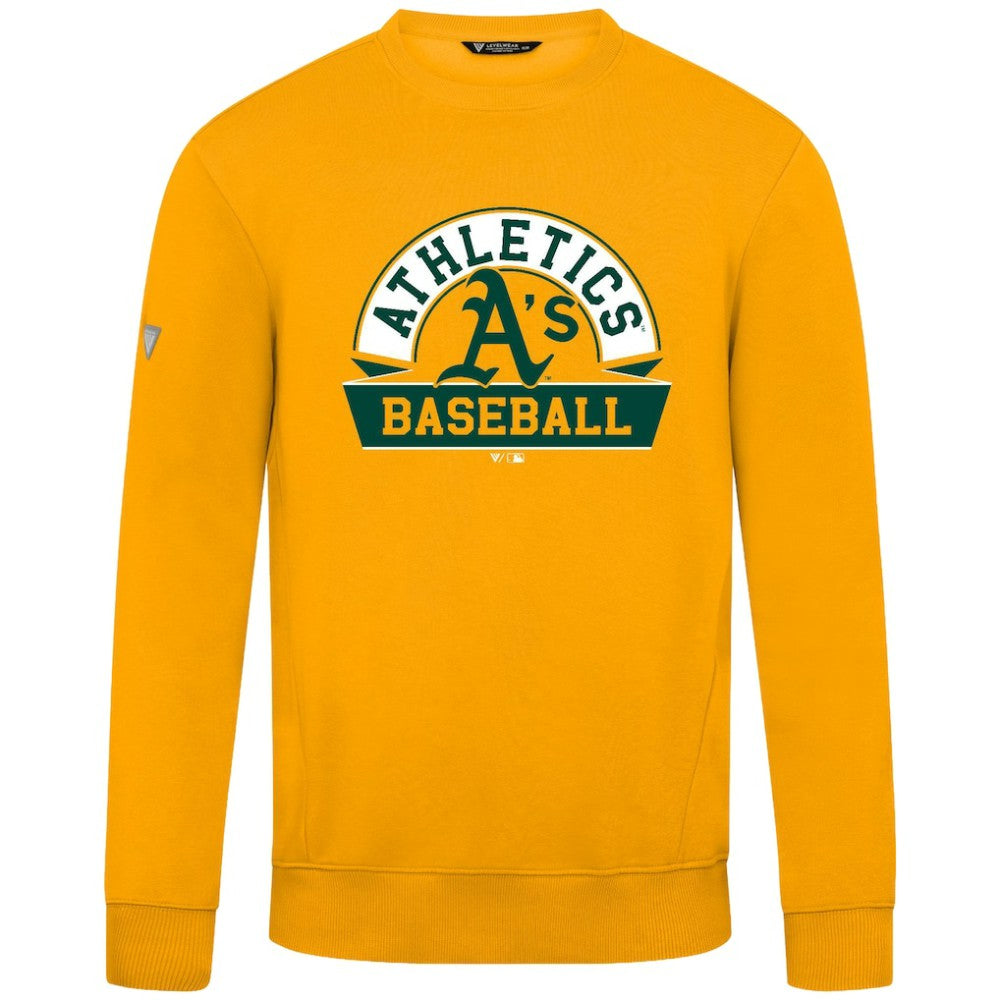MLB Athletics Levelwear Zane Banner Arch Sweatshirt