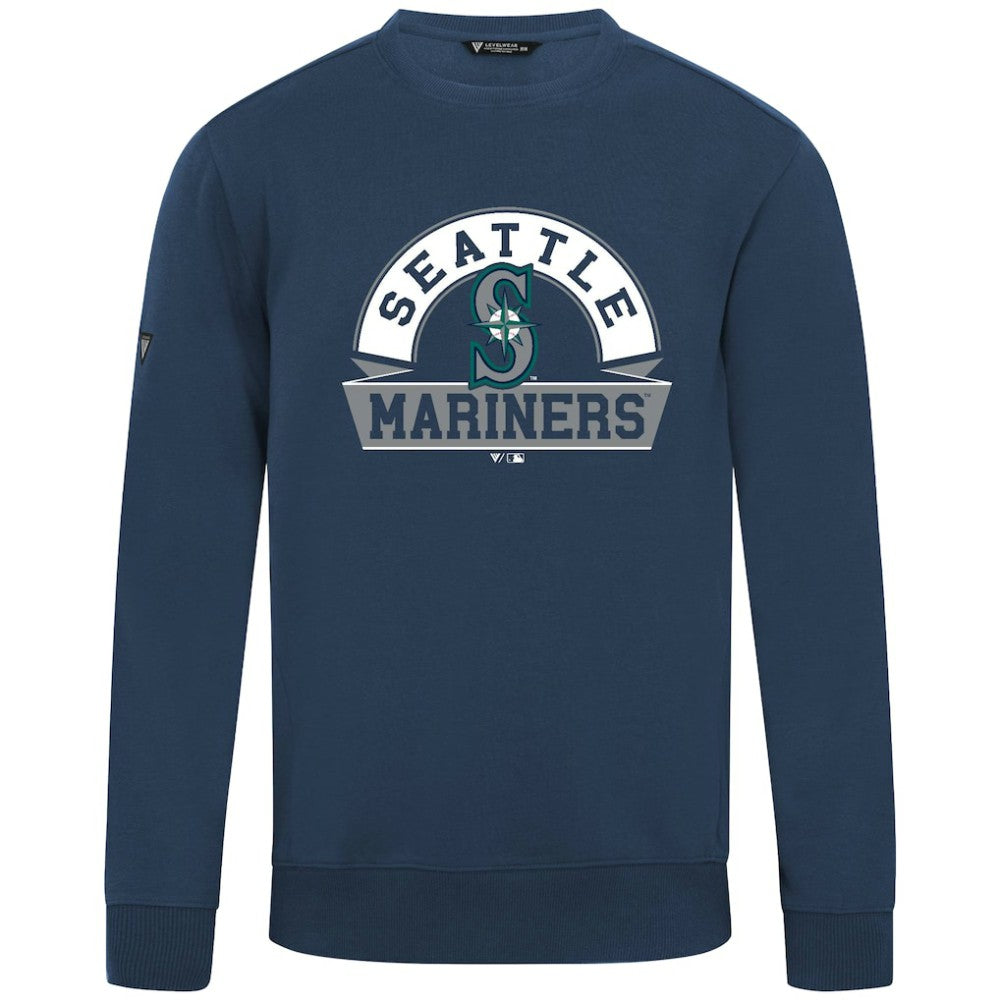 MLB Seattle Mariners Levelwear Zane Banner Arch Sweatshirt