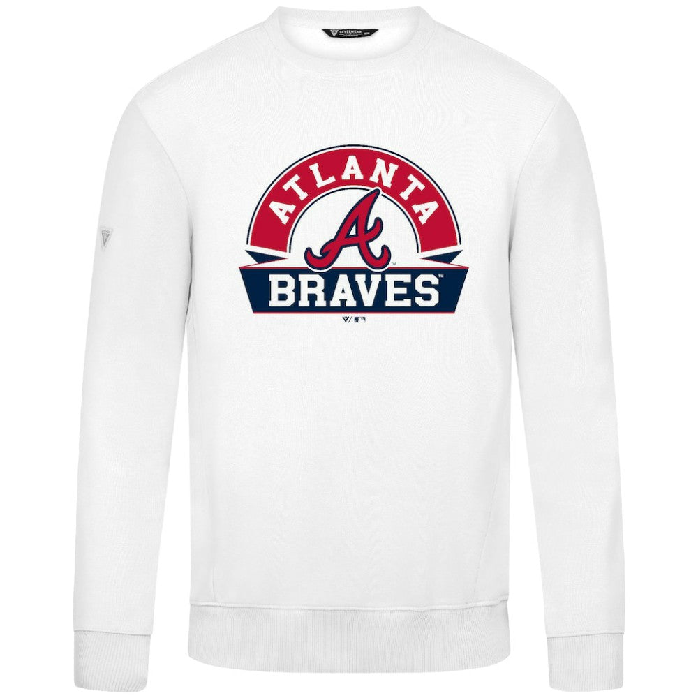 MLB Atlanta Braves Levelwear Zane Banner Arch Sweatshirt