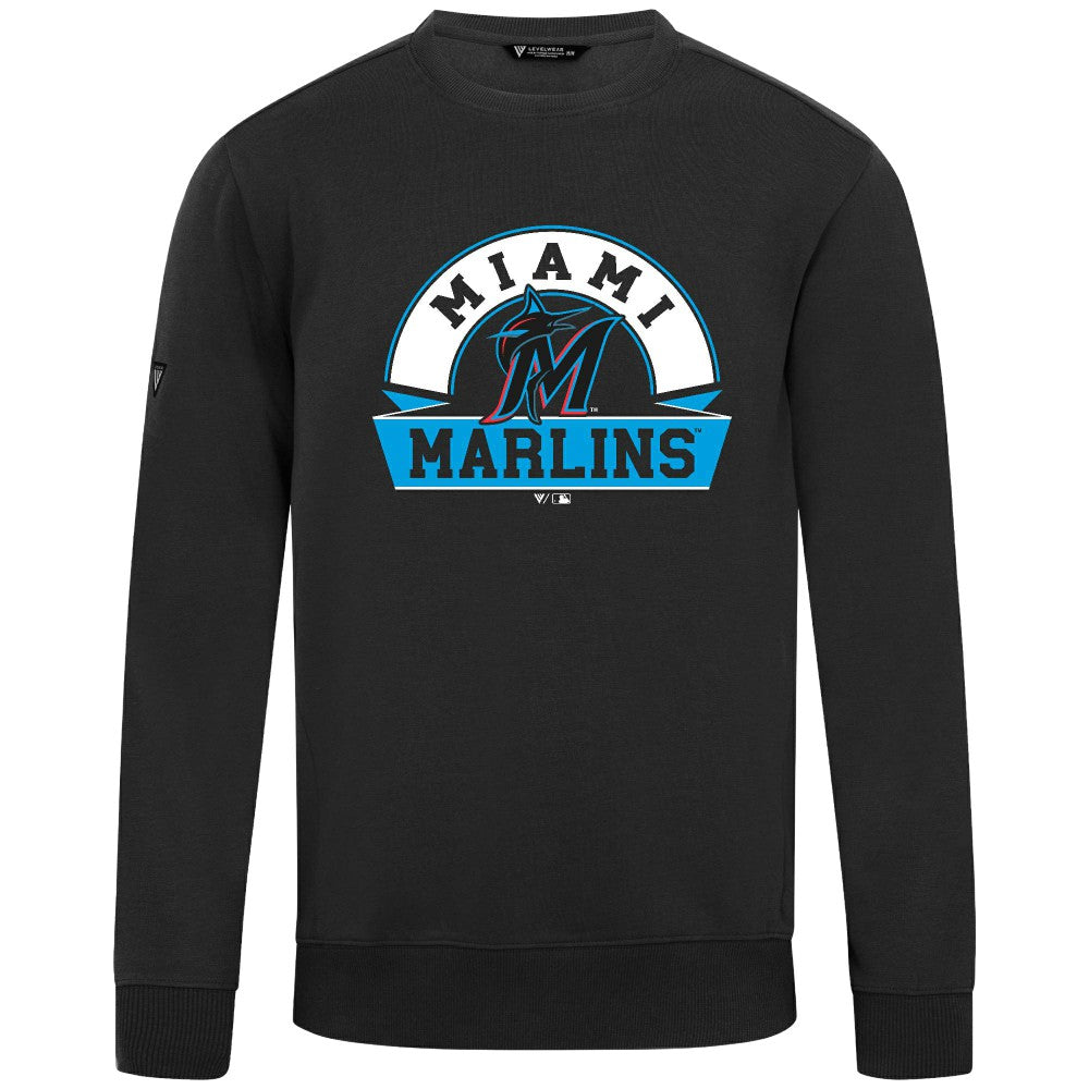 MLB Miami Marlins Levelwear Zane Banner Arch Sweatshirt