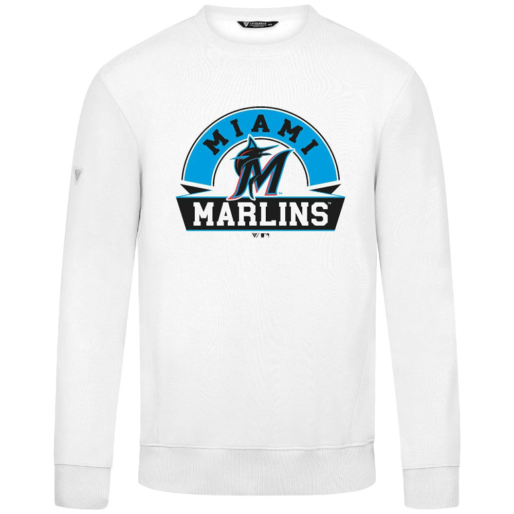 MLB Miami Marlins Levelwear Zane Banner Arch Sweatshirt