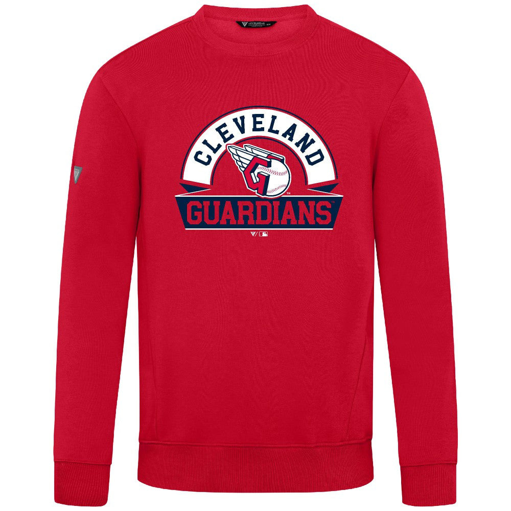 MLB Cleveland Guardians Levelwear Zane Banner Arch Sweatshirt