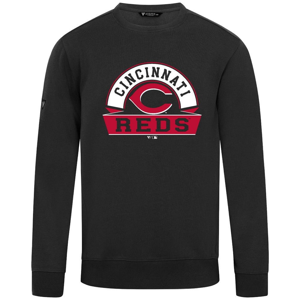 MLB Cincinnati Reds Levelwear Zane Banner Arch Sweatshirt