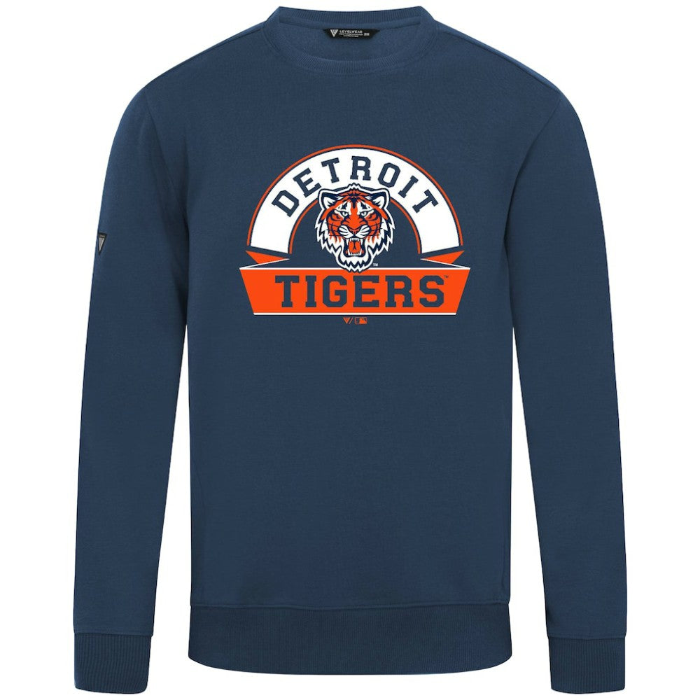 MLB Detroit Tigers Levelwear Zane Banner Arch Sweatshirt