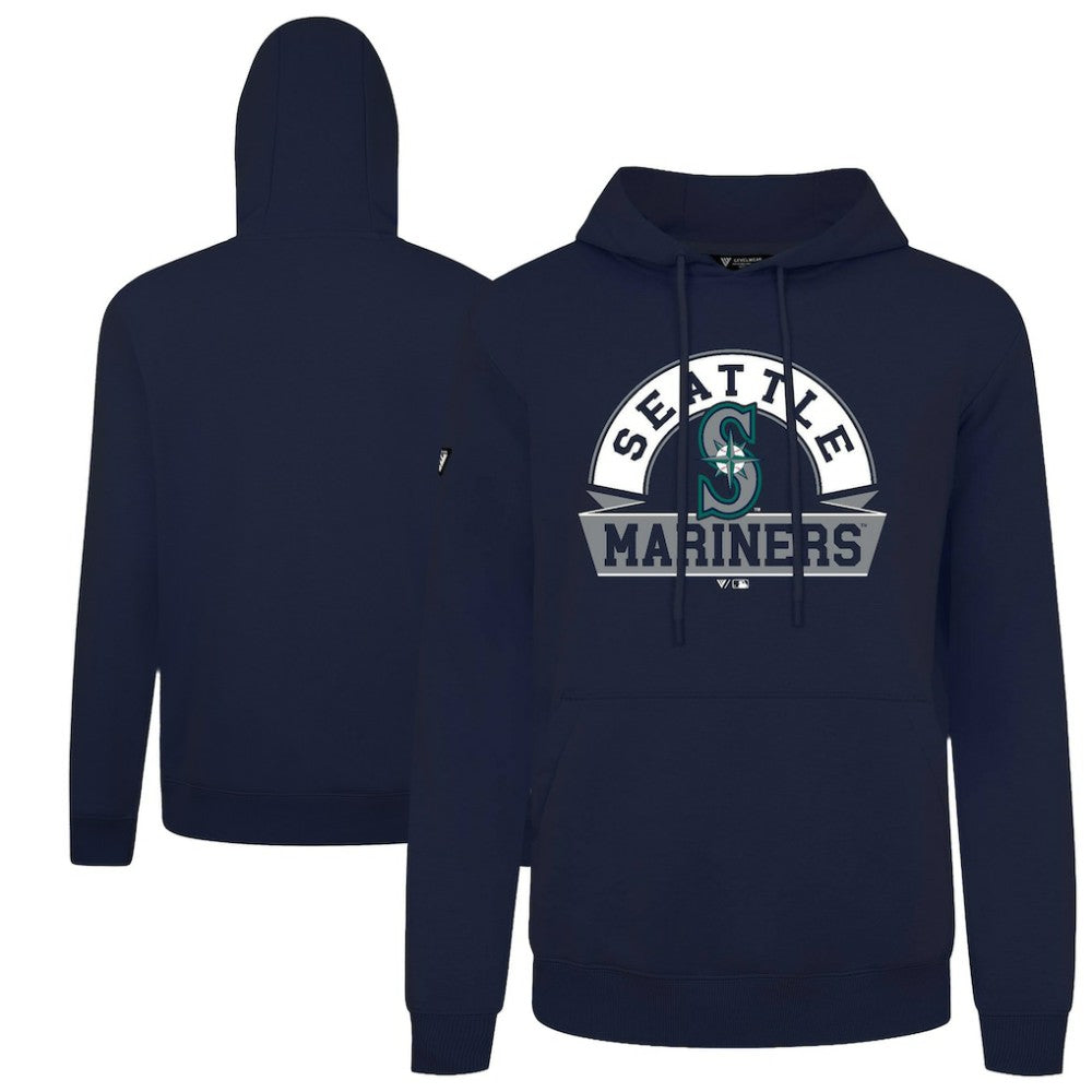 MLB Seattle Mariners Levelwear Podium Banner Arch Hoodie