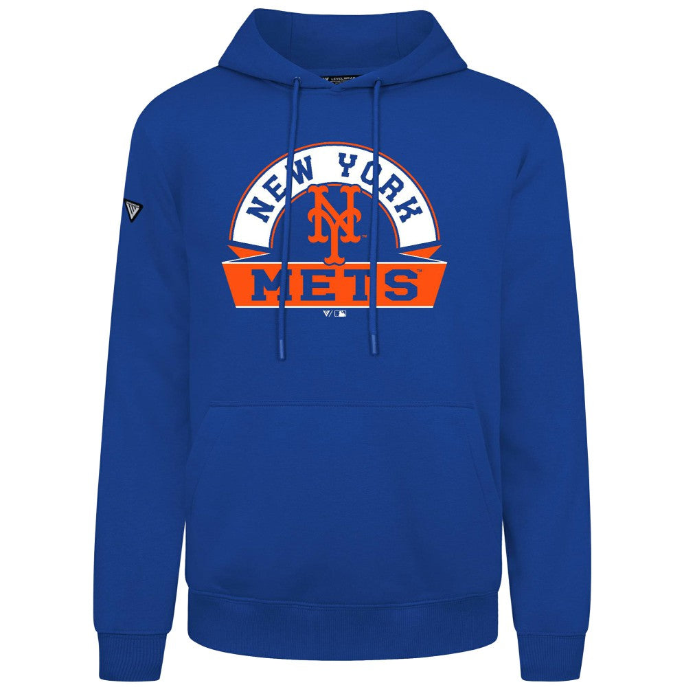 MLB New York Mets Levelwear Podium Banner Arch Hoodie