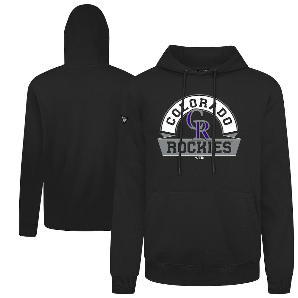 MLB Colorado Rockies Levelwear Podium Banner Arch Hoodie