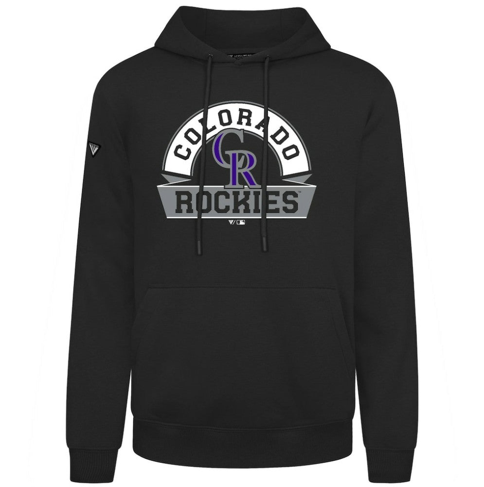 MLB Colorado Rockies Levelwear Podium Banner Arch Hoodie