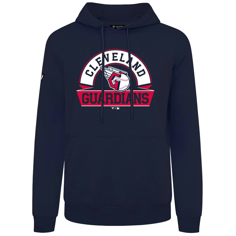 MLB Cleveland Guardians Levelwear Podium Banner Arch Hoodie