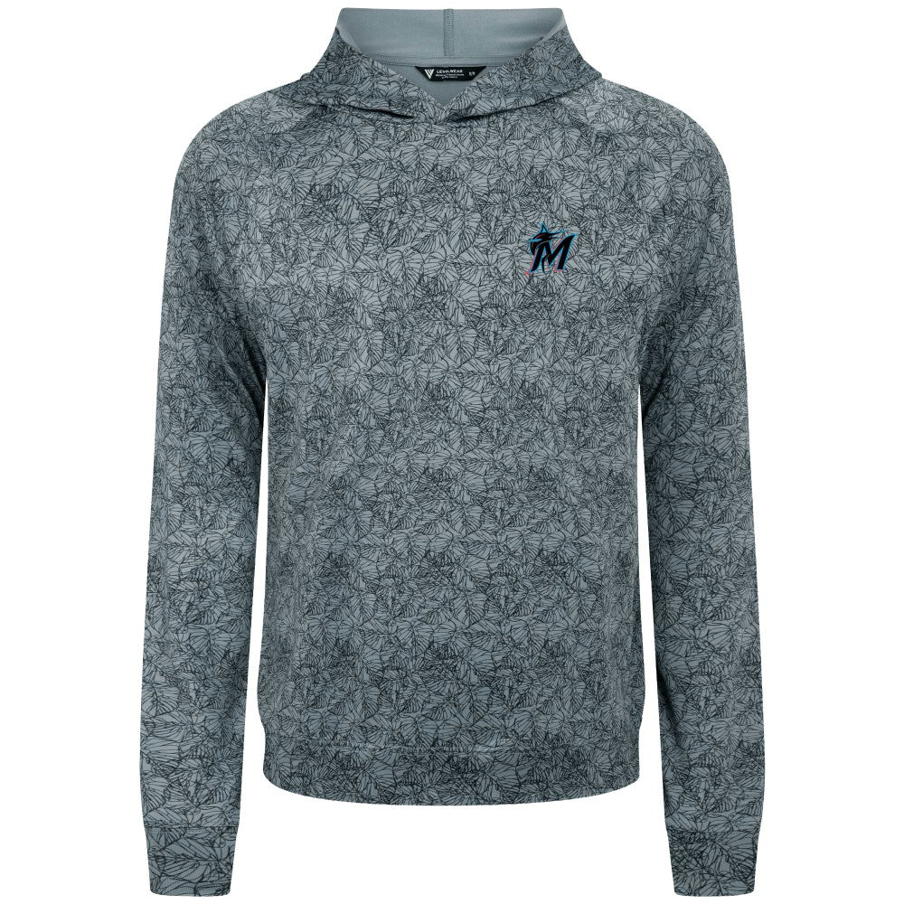 MLB Miami Marlins Levelwear Albatross Raglan Hoodie