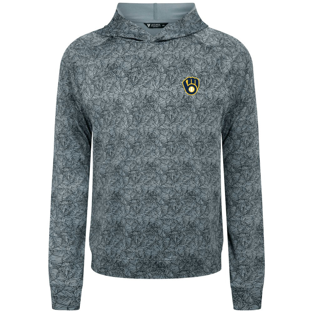 MLB Milwaukee Brewers Levelwear Albatross Raglan Hoodie