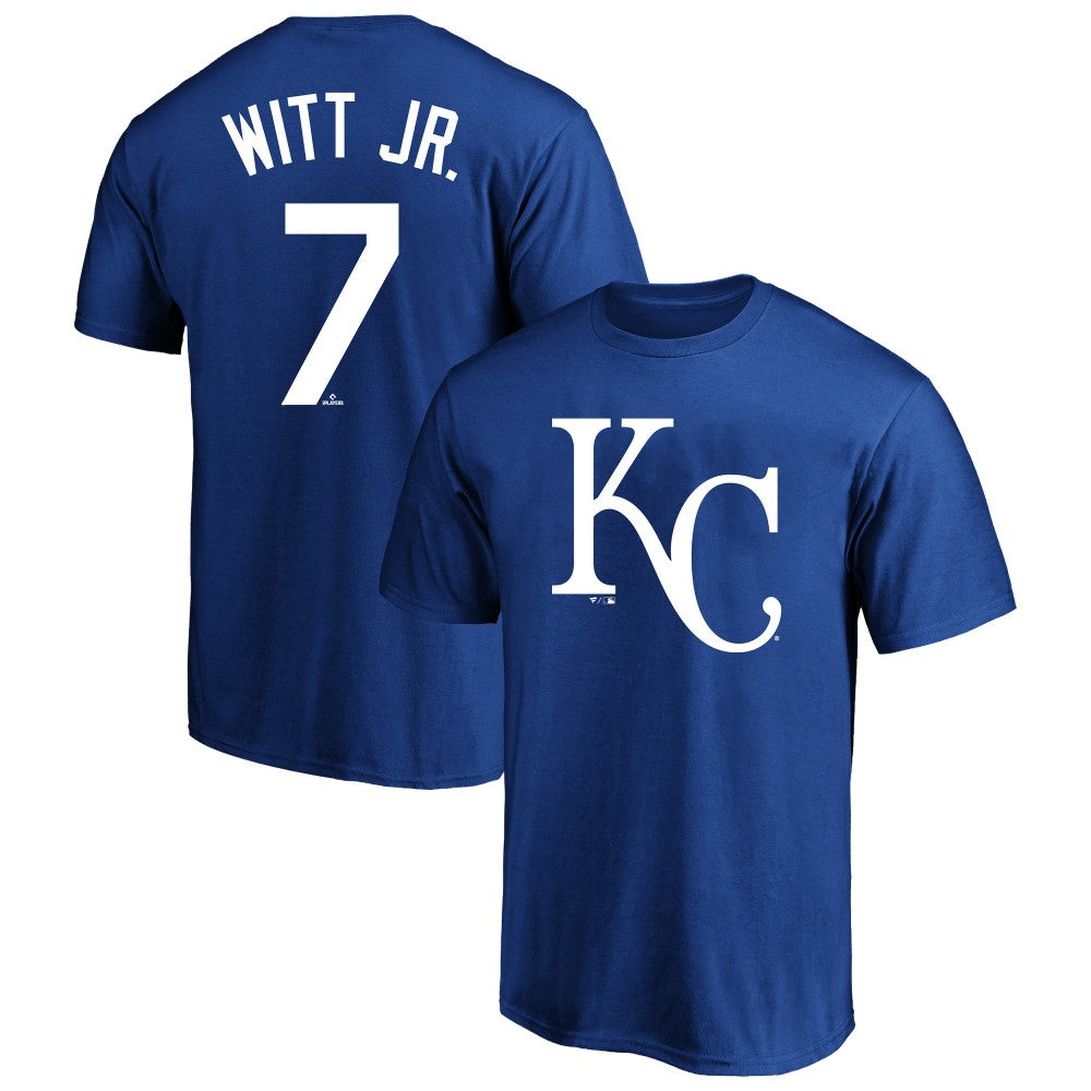MLB Bobby Witt Jr. Kansas City Royals Fanatics Big & Tall Player Name & Number T-Shirt