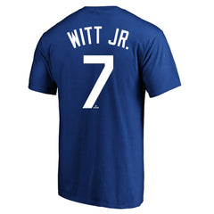 MLB Bobby Witt Jr. Kansas City Royals Fanatics Big & Tall Player Name & Number T-Shirt