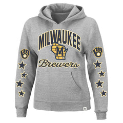MLB Milwaukee Brewers '47 Women's Plus Size Starry Eye Hoodie