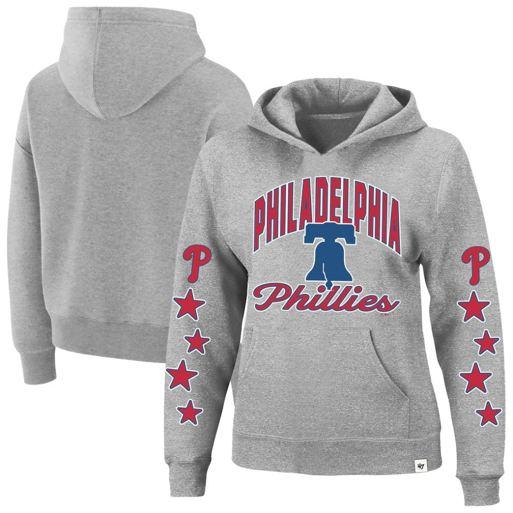 MLB Philadelphia Phillies '47 Women's Plus Size Starry Eye Hoodie