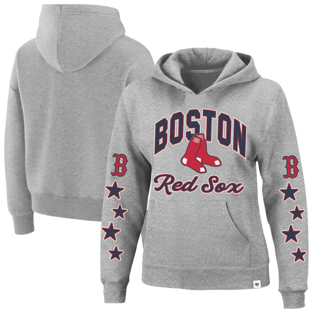 MLB Boston Red Sox '47 Women's Plus Size Starry Eye Hoodie