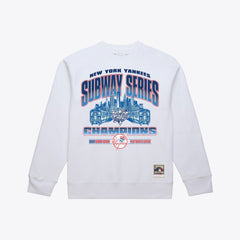 MLB New York Yankees Mitchell & Ness Subway Series Champions Crewneck Sweatshirt