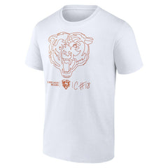 Caleb Williams  Outline Player T-Shirt - Chicago Bears