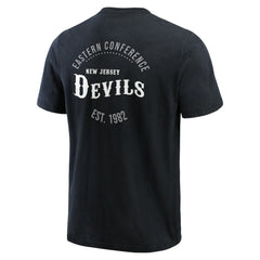 NHL Black New Jersey Devils Darius Rucker Collection by Fanatics Fanatics Fest Washed Henley T-Shirt