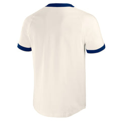 NHL Cream New York Rangers Darius Rucker Collection by Fanatics Fanatics Fest Henley Raglan T-Shirt