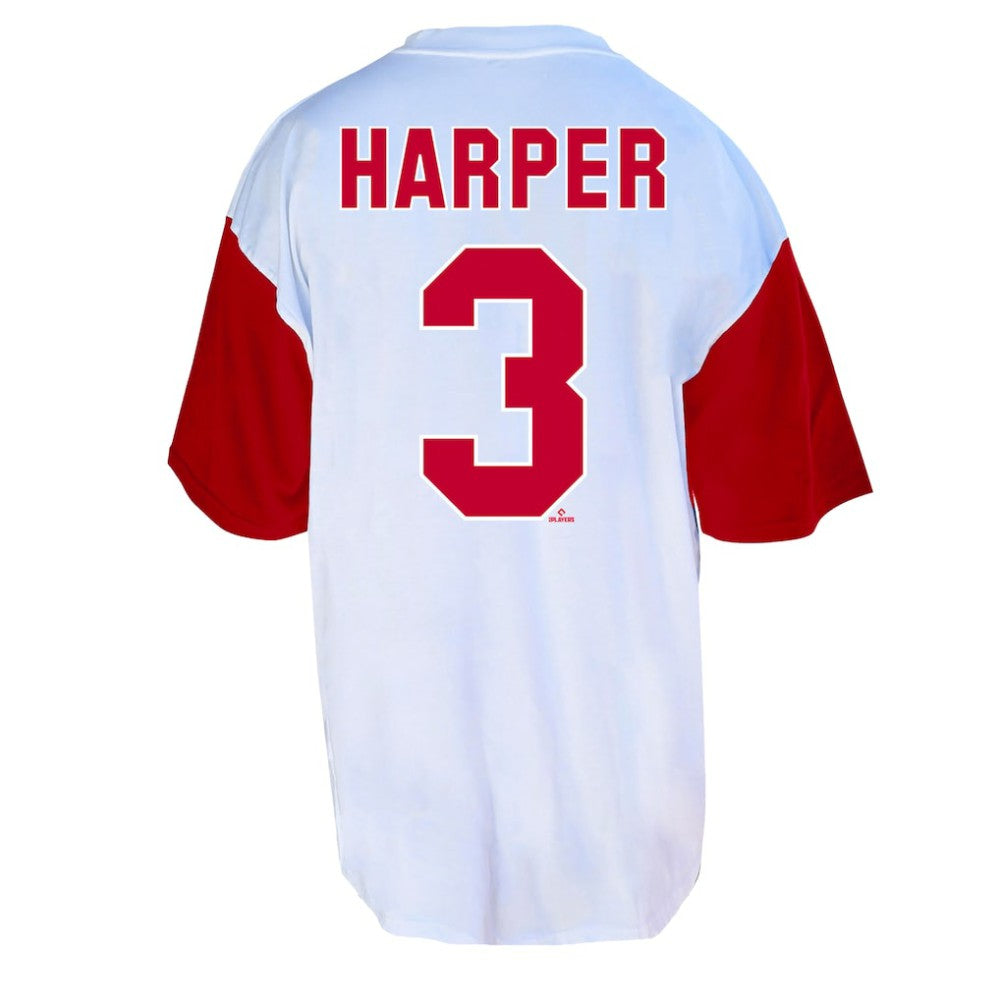 MLB Bryce Harper Philadelphia Phillies Profile Big & Tall Player Name & Number T-Shirt