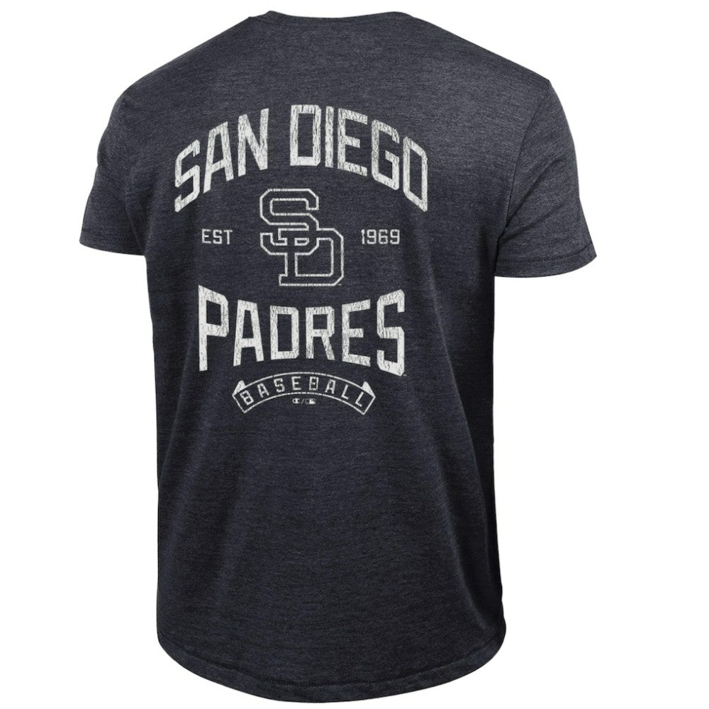 MLB San Diego Padres Champion Vintage 3-Hit Tri-Blend T-Shirt