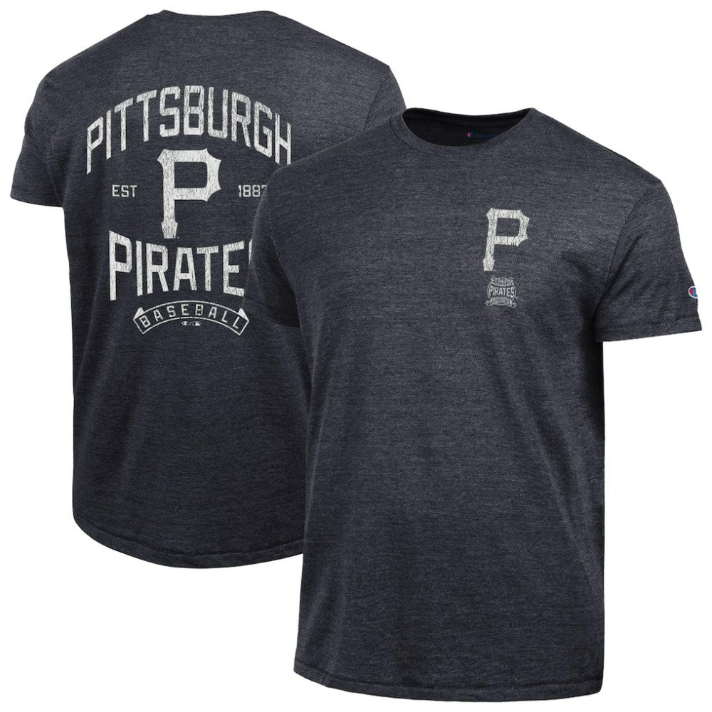 MLB Pittsburgh Pirates Champion Vintage 3-Hit Tri-Blend T-Shirt