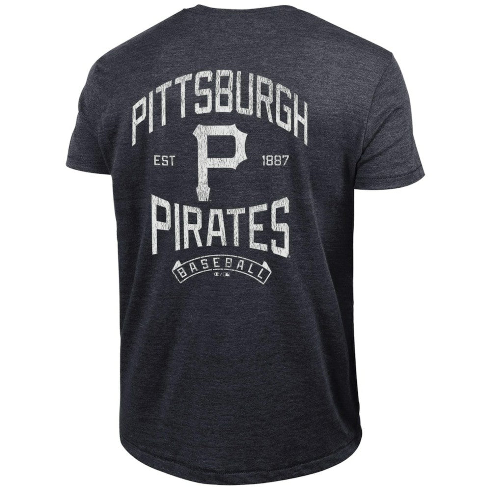 MLB Pittsburgh Pirates Champion Vintage 3-Hit Tri-Blend T-Shirt