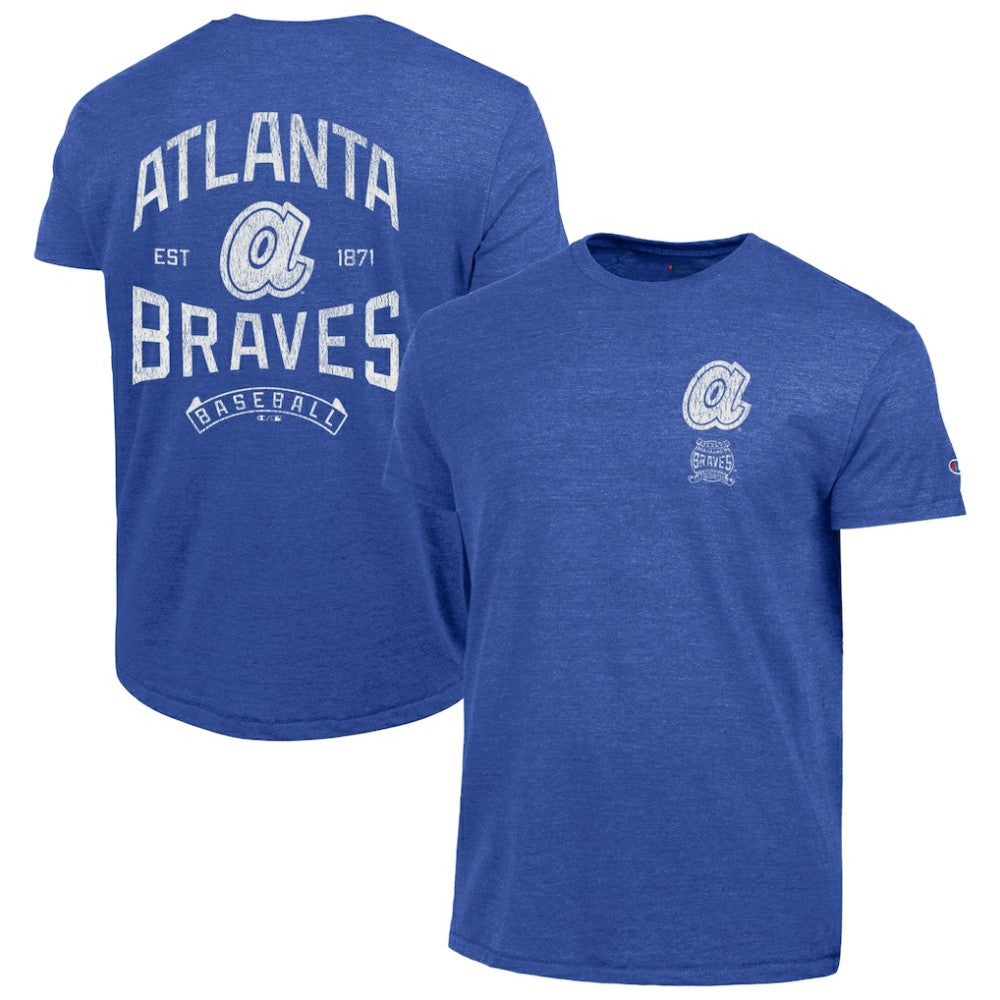 MLB Atlanta Braves Champion Vintage 3-Hit Tri-Blend T-Shirt
