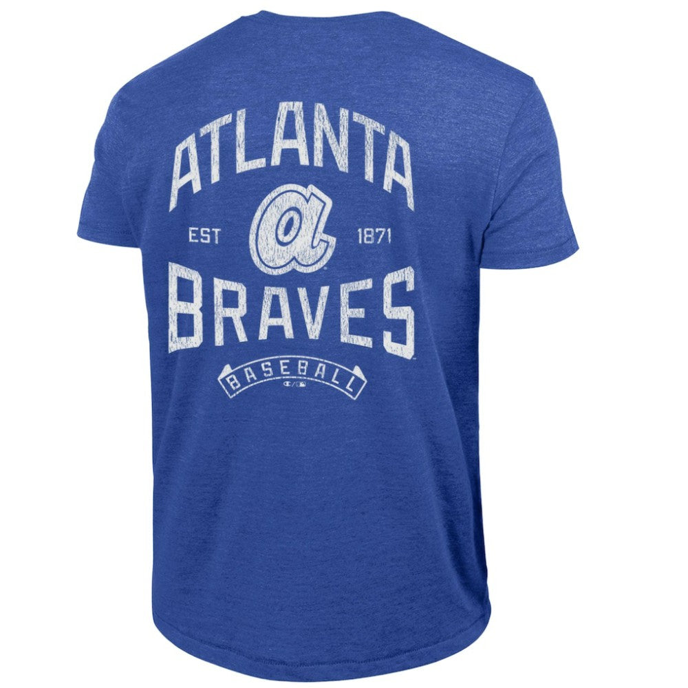 MLB Atlanta Braves Champion Vintage 3-Hit Tri-Blend T-Shirt