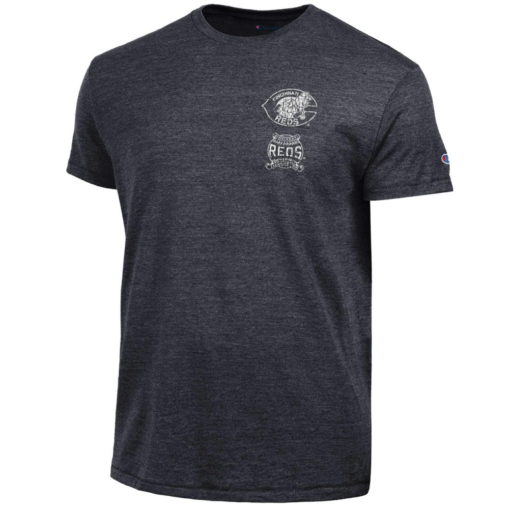 MLB Cincinnati Reds Champion Vintage 3-Hit Tri-Blend T-Shirt