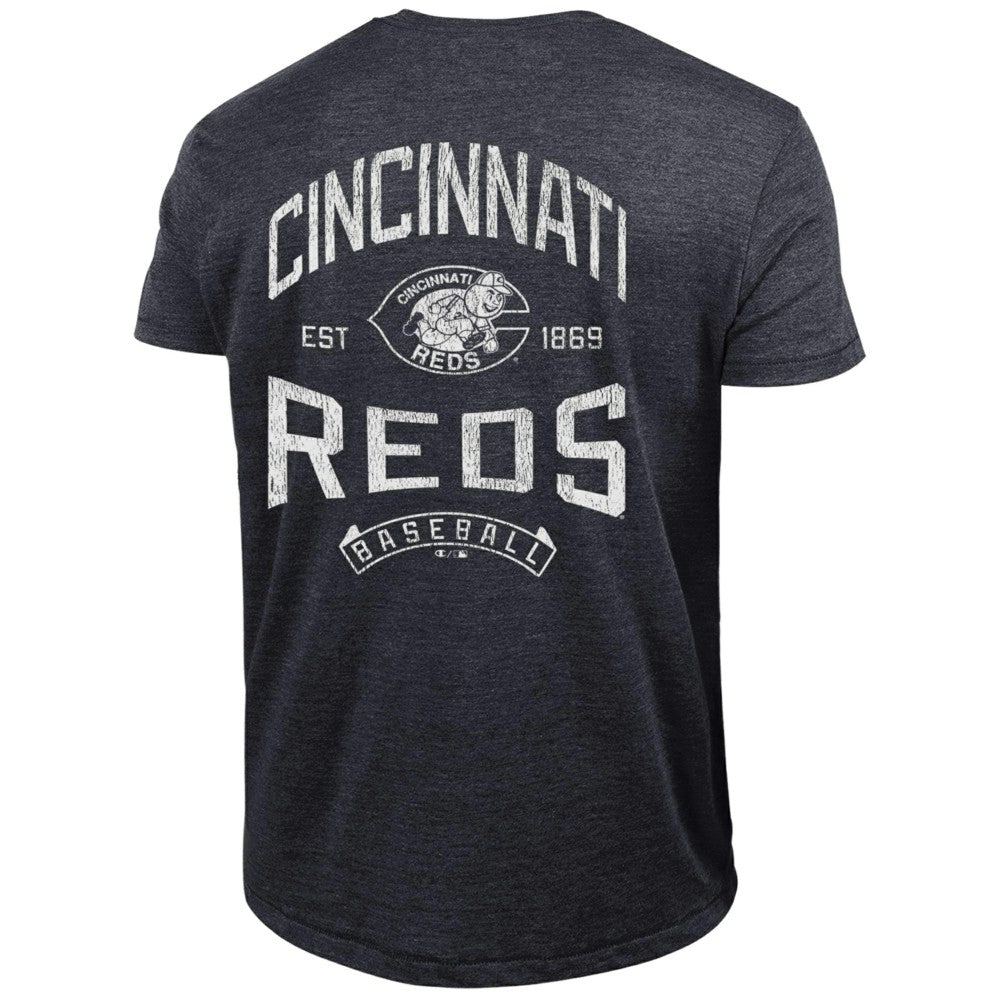 MLB Cincinnati Reds Champion Vintage 3-Hit Tri-Blend T-Shirt