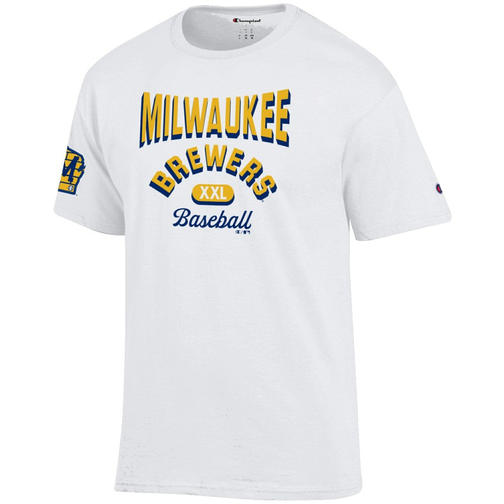 MLB Milwaukee Brewers Champion 3-Hit Jersey T-Shirt