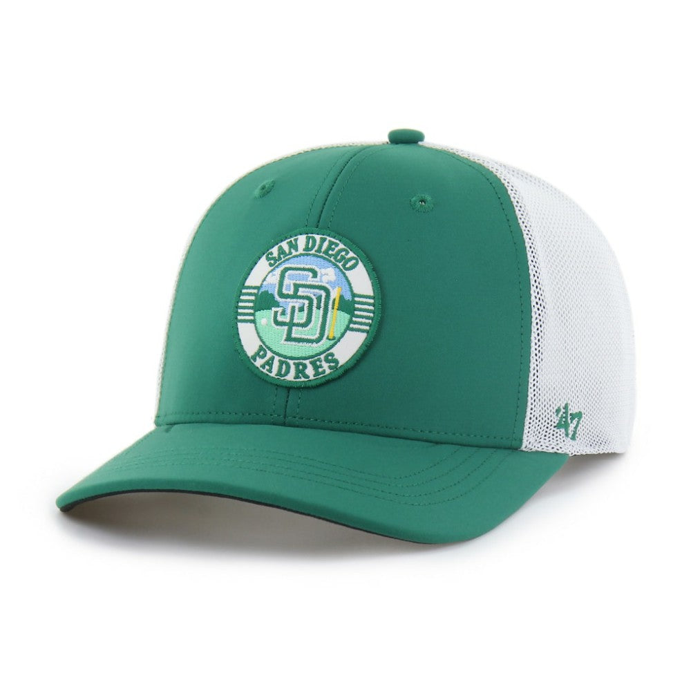 MLB San Diego Padres '47 Elevated Greens Adjustable Trucker Hat