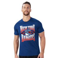 NHL Blue New York Rangers MSX by Michael Strahan Performance Team Graphic T-Shirt