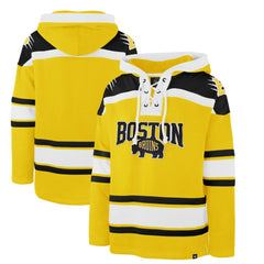 NHL Gold Boston Bruins '47 2026 NHL Stadium Series Superior Lacer Hoodie