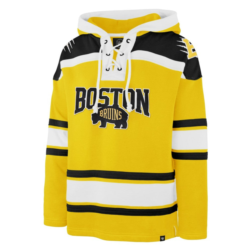 NHL Gold Boston Bruins '47 2026 NHL Stadium Series Superior Lacer Hoodie