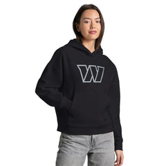Starter Women's Rhinestone Relaxed Hoodie - Washington Commanders
