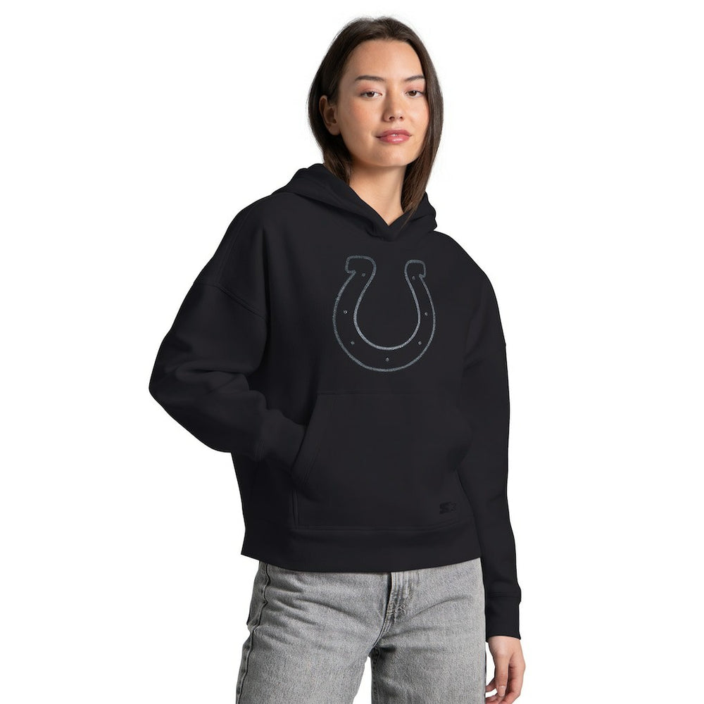 Starter Women's Rhinestone Relaxed Hoodie - Indianapolis Colts