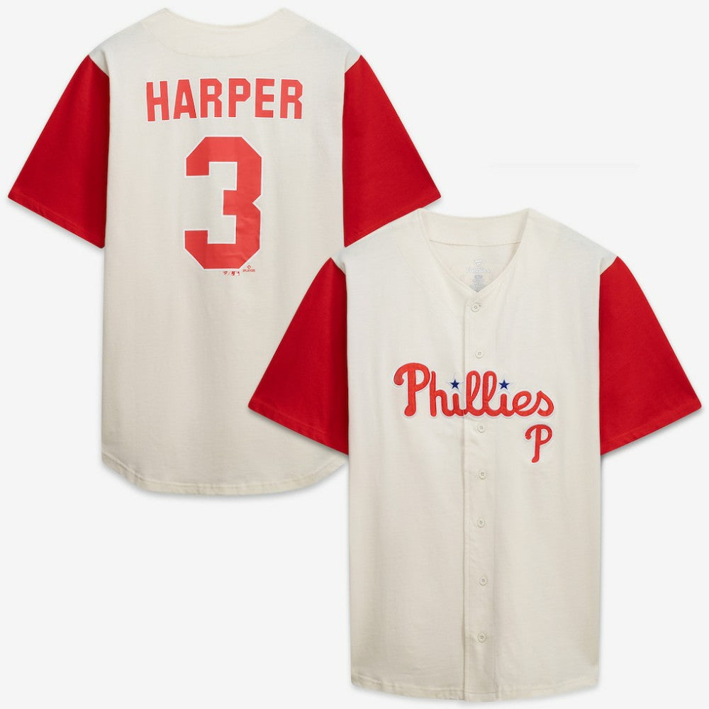 MLB Philadelphia Phillies Profile Big & Tall Two-Color Fashion Jersey