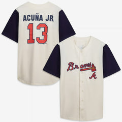 MLB Atlanta Braves Profile Big & Tall Two-Color Fashion Jersey