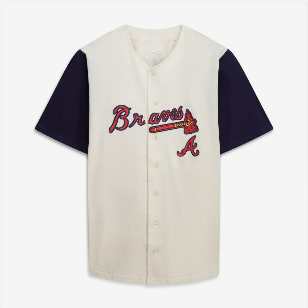 MLB Atlanta Braves Profile Big & Tall Two-Color Fashion Jersey