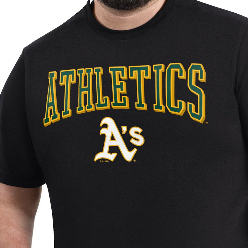 MLB Athletics G-III Sports by Carl Banks Adaptive Classic Team Spirit T-Shirt