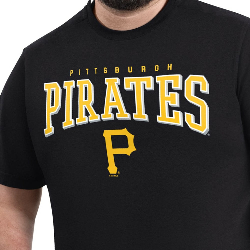 MLB Pittsburgh Pirates G-III Sports by Carl Banks Adaptive Classic Team Spirit T-Shirt
